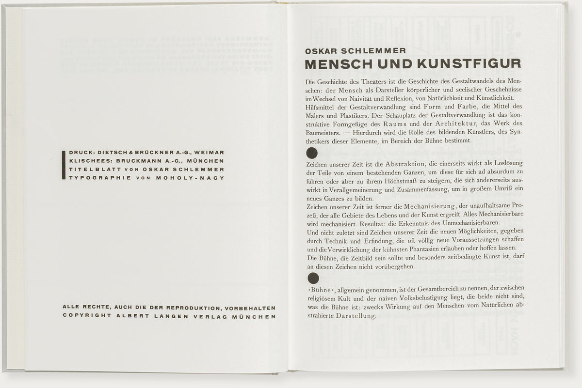 Die Bühne im Bauhaus