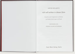 Käthe Kollwitz. „Ich will wirken in dieser Zeit“