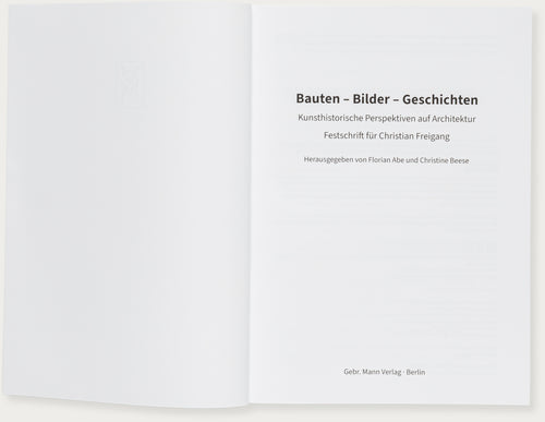 Bauten – Bilder – Geschichten